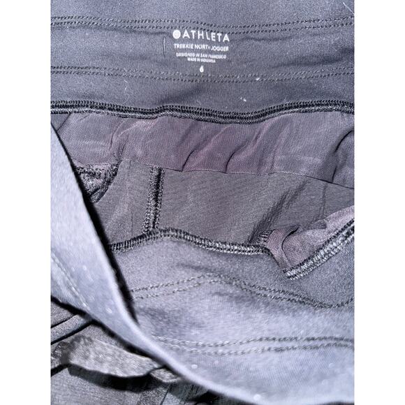 ATHLETA TREKKIE NORTH JOGGER size 6 black - Picture 3 of 5